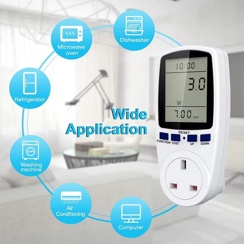 LCD Socket Energy Meter