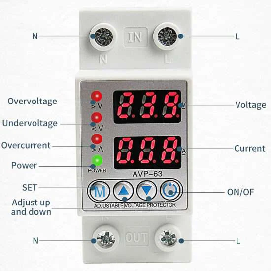 Adjustable Over Voltage Current Protectors
